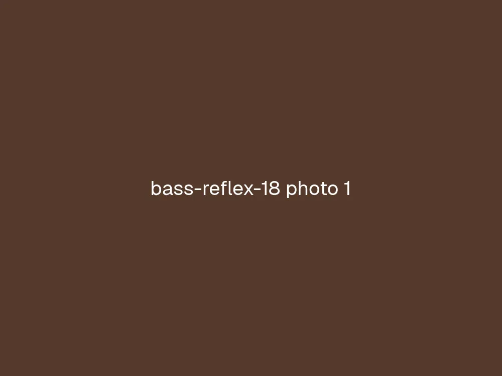 18" Bass Reflex