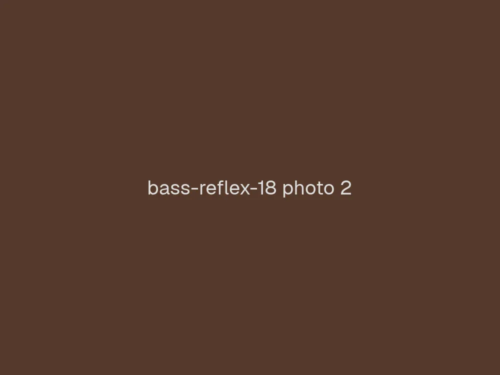 18" Bass Reflex