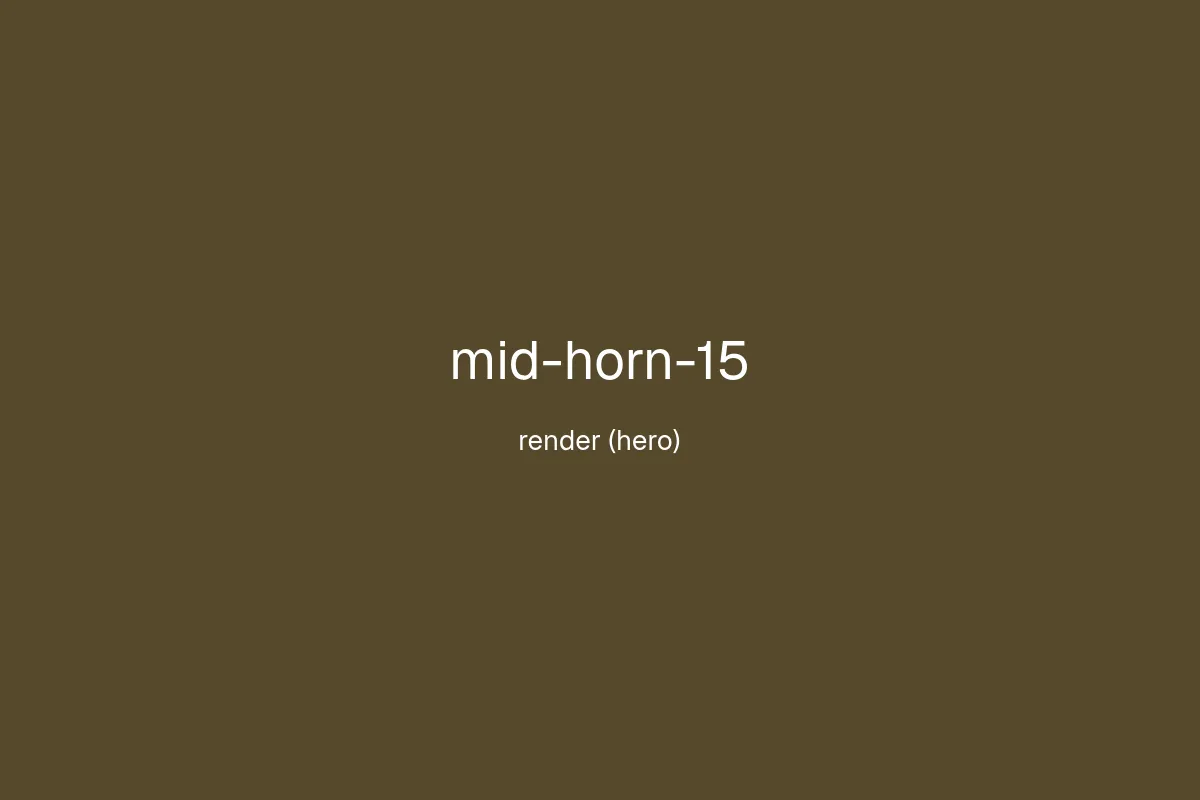 15" Mid Horn