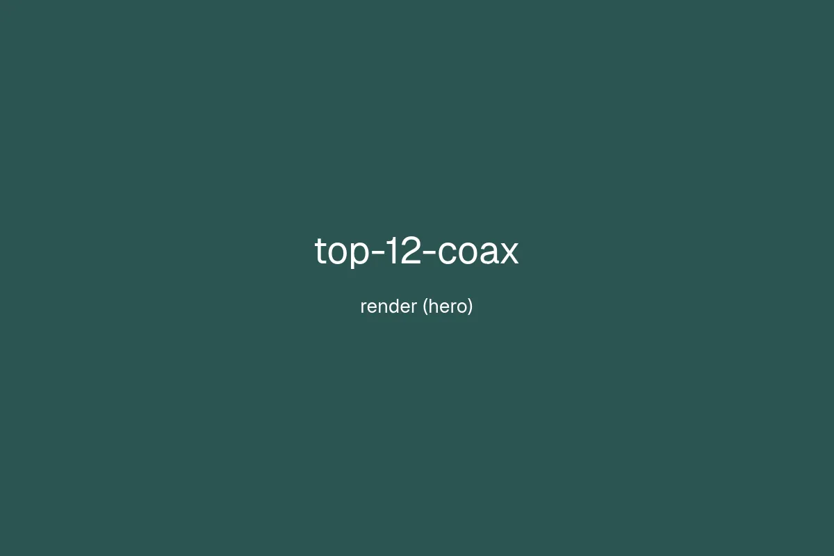12" Coaxial Top